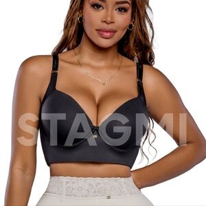 100% Colombianas Magic Bra Full Cup Black 34D El arte de modelar con elegancia!